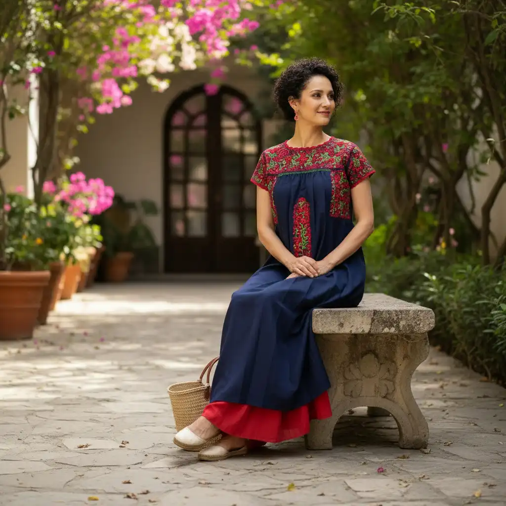 Vestido San Antonino jade - M - Imagen 2