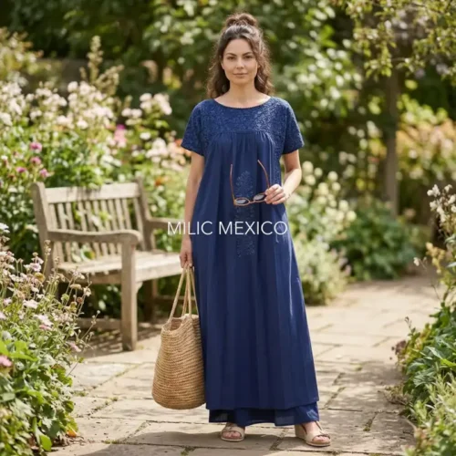 Vestido San Antonino azul - G