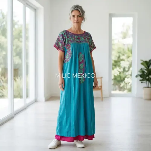 Vestido San Antonino jade - G