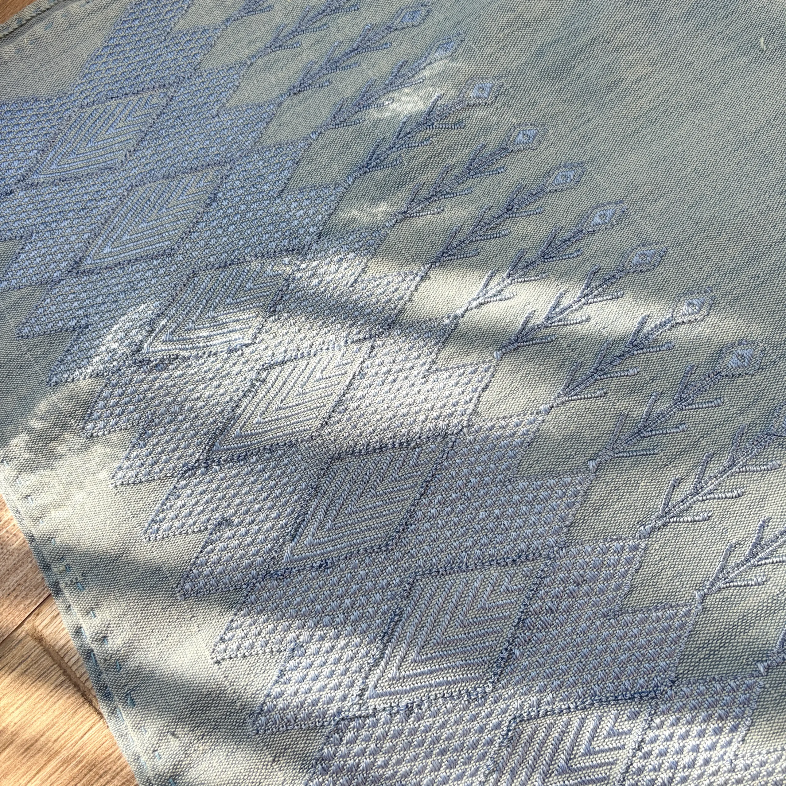 Huipil Carranza Corto cielo - XG - Imagen 5