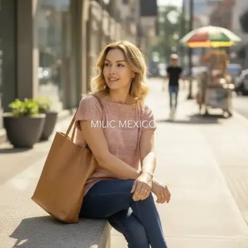 Blusa de telar Zinancantán nude - M