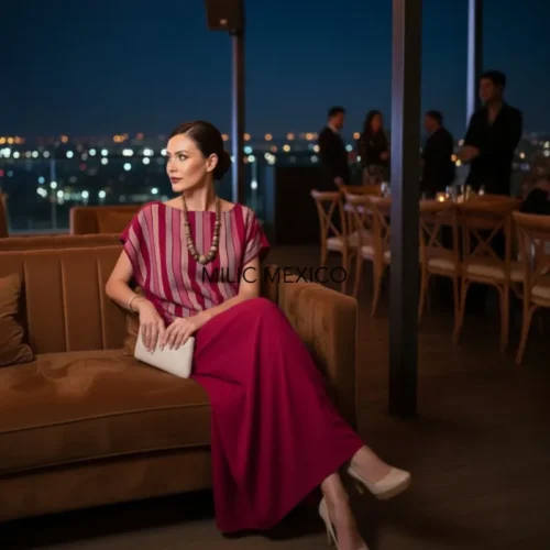 Huipil Cancuc rosa - XG